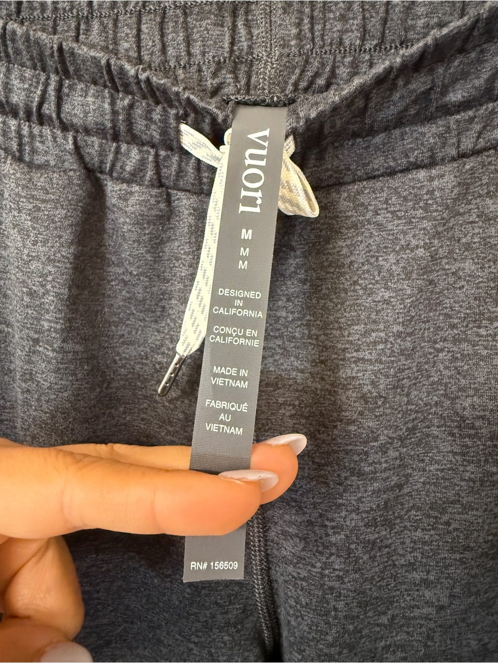 NWOT Vuori Performance Jogger Charcoal Heather Athleisure Casual Everyday M - Picture 6 of 6